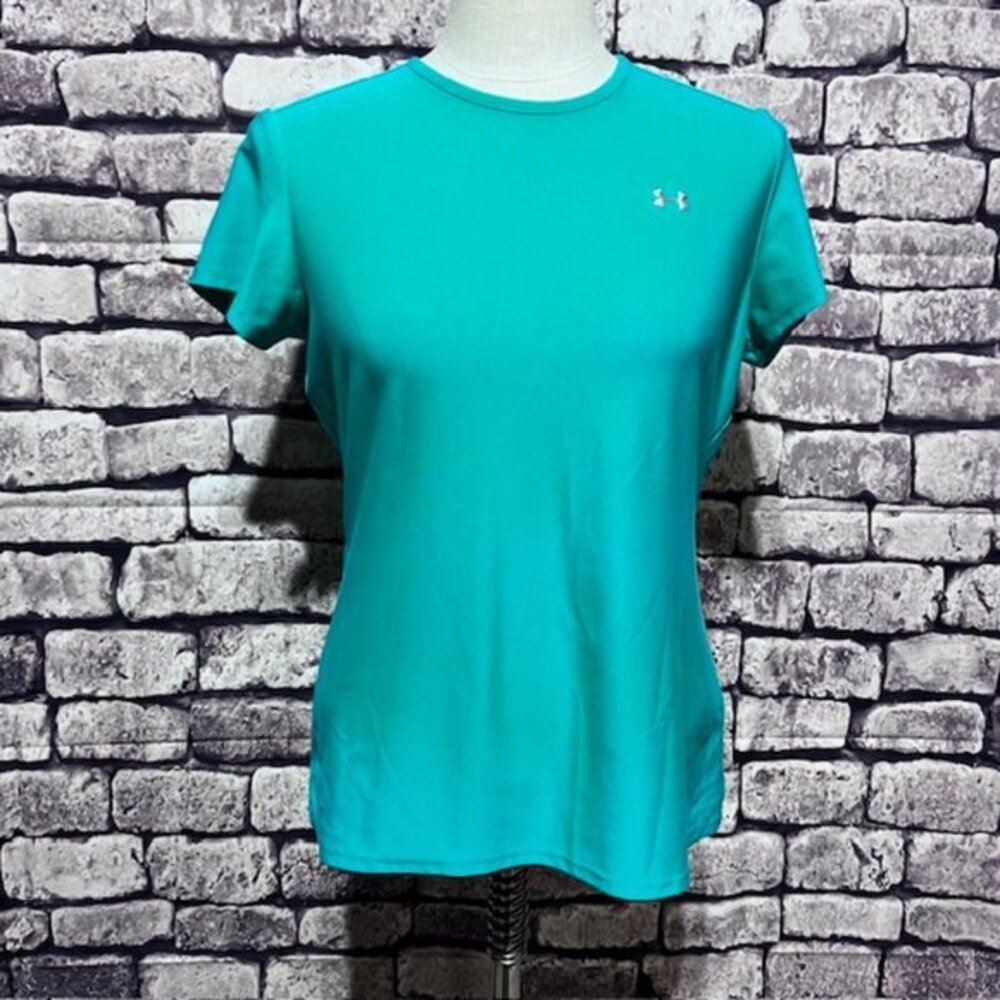 Under Armour Green Heat Gear T-Shirt Size M
